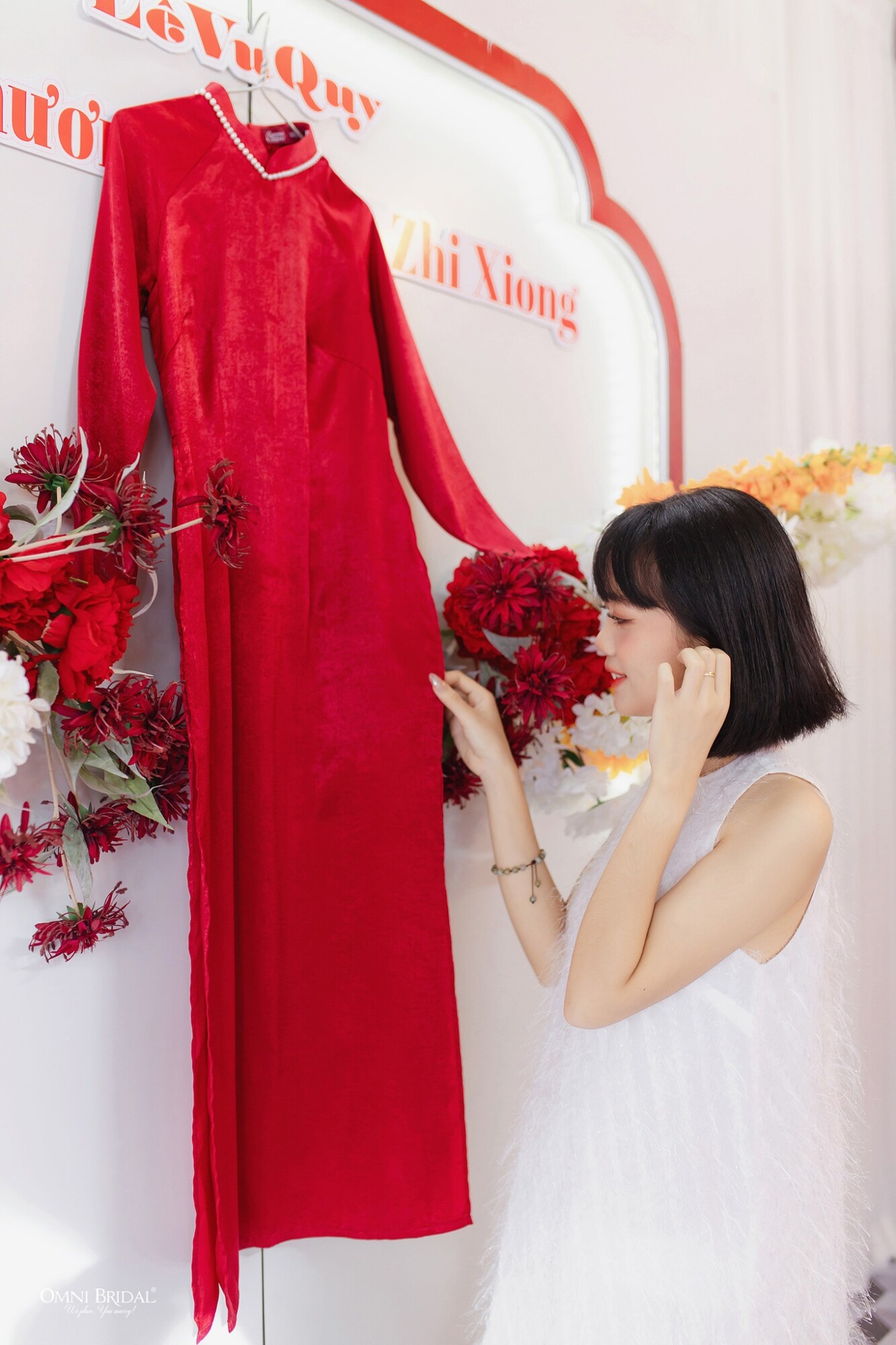 Lựa chọn chất vải khi may áo dài cưới