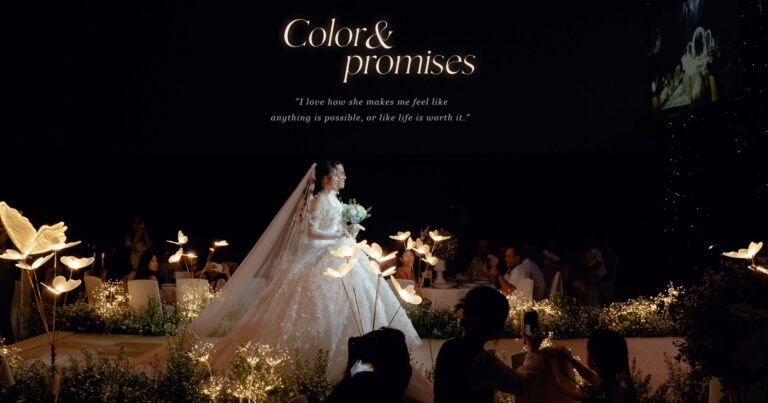 Váy cưới phù hợp di chuyển trong sảnh khách sạn