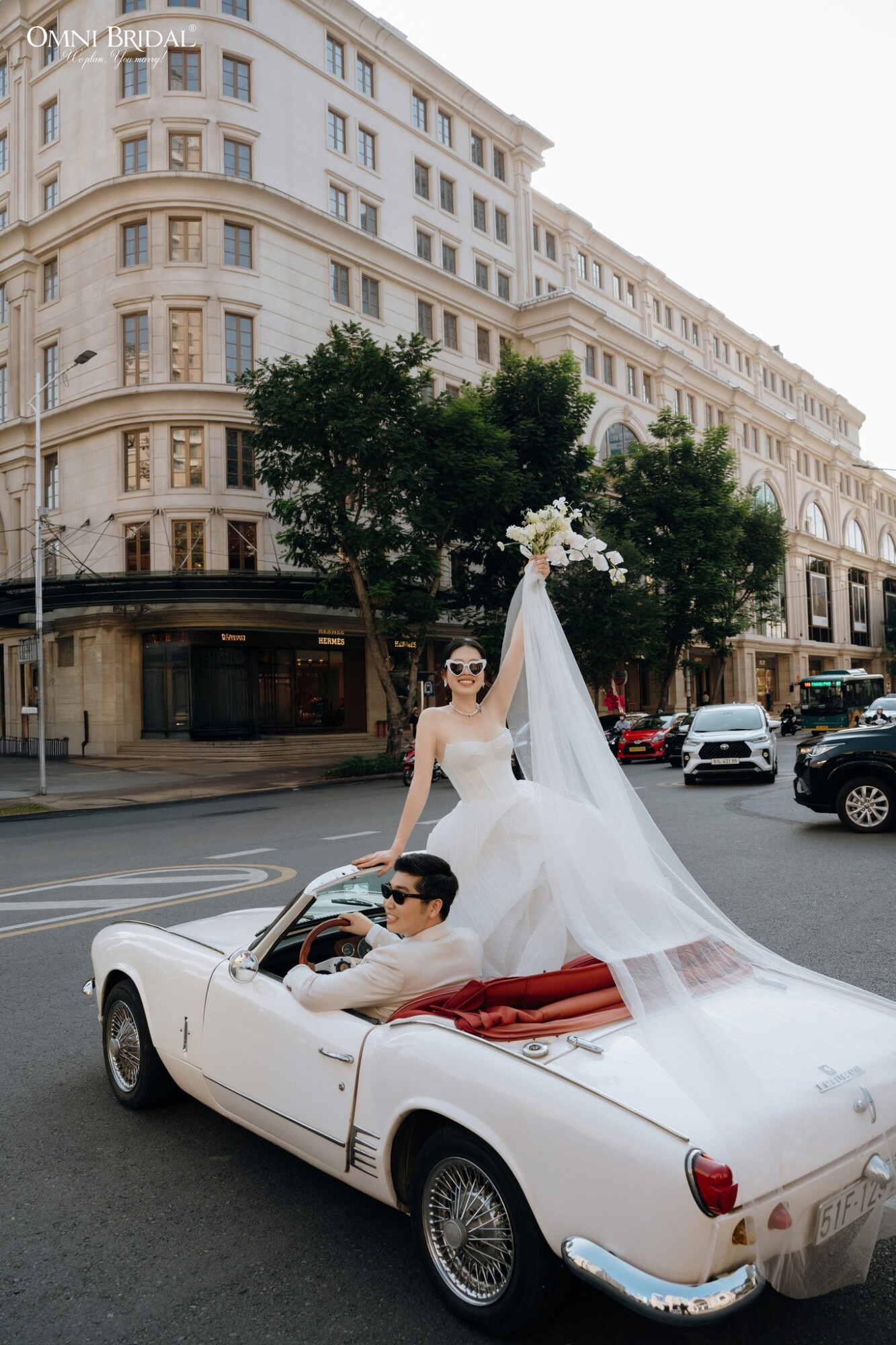 Ảnh cưới phong cách retro - một nét hoài cổ vừa lạ vừa quen.