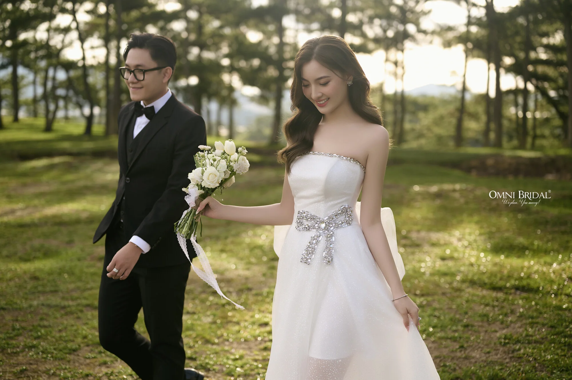 Tone cô dâu pastel ngọt ngào – lựa chọn hoàn hảo cho album cưới lãng mạn giữa thiên nhiên