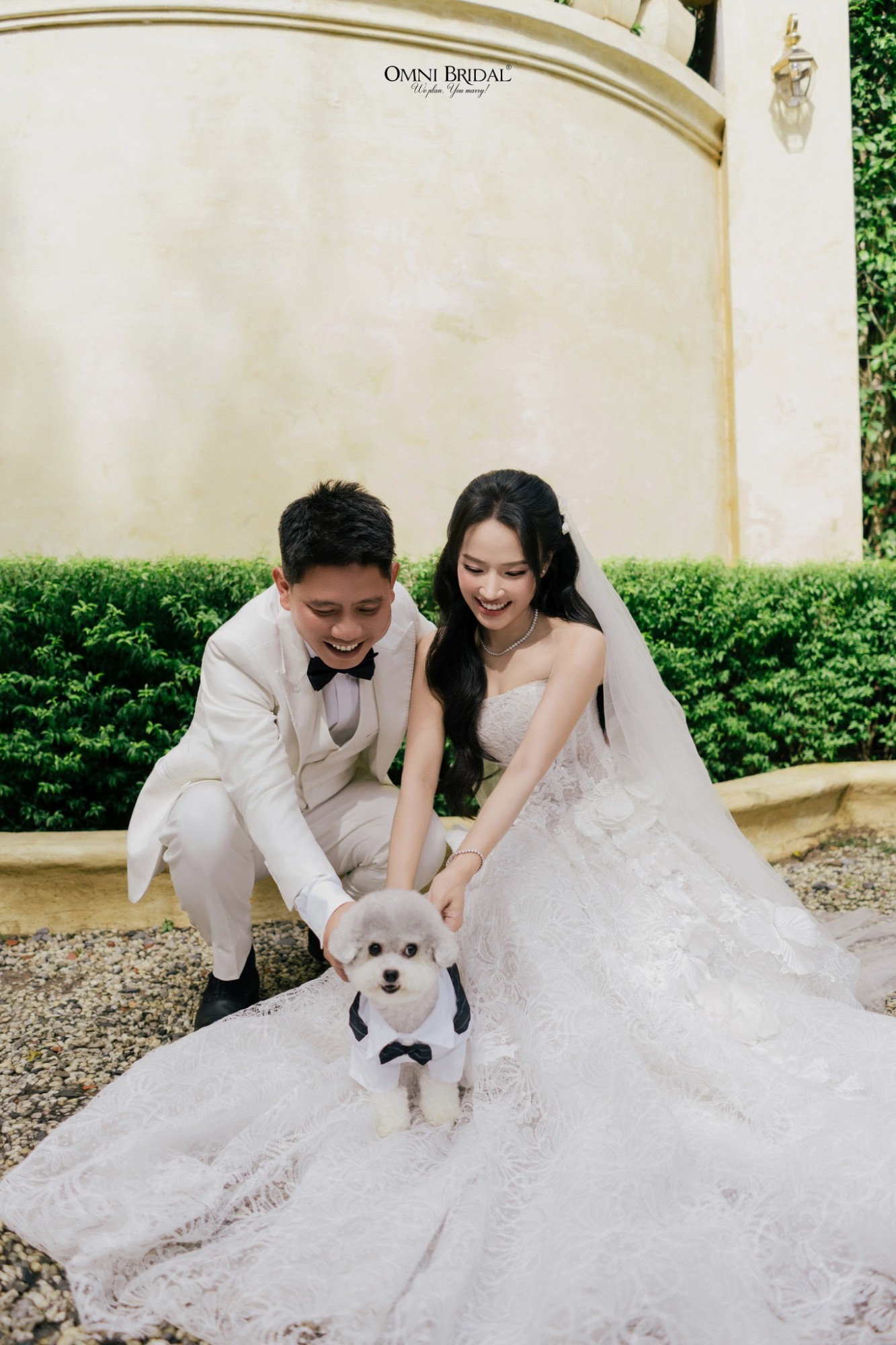 Kiểu tóc cô dâu Hàn Quốc búi nửa đầu đầy trong trẻo