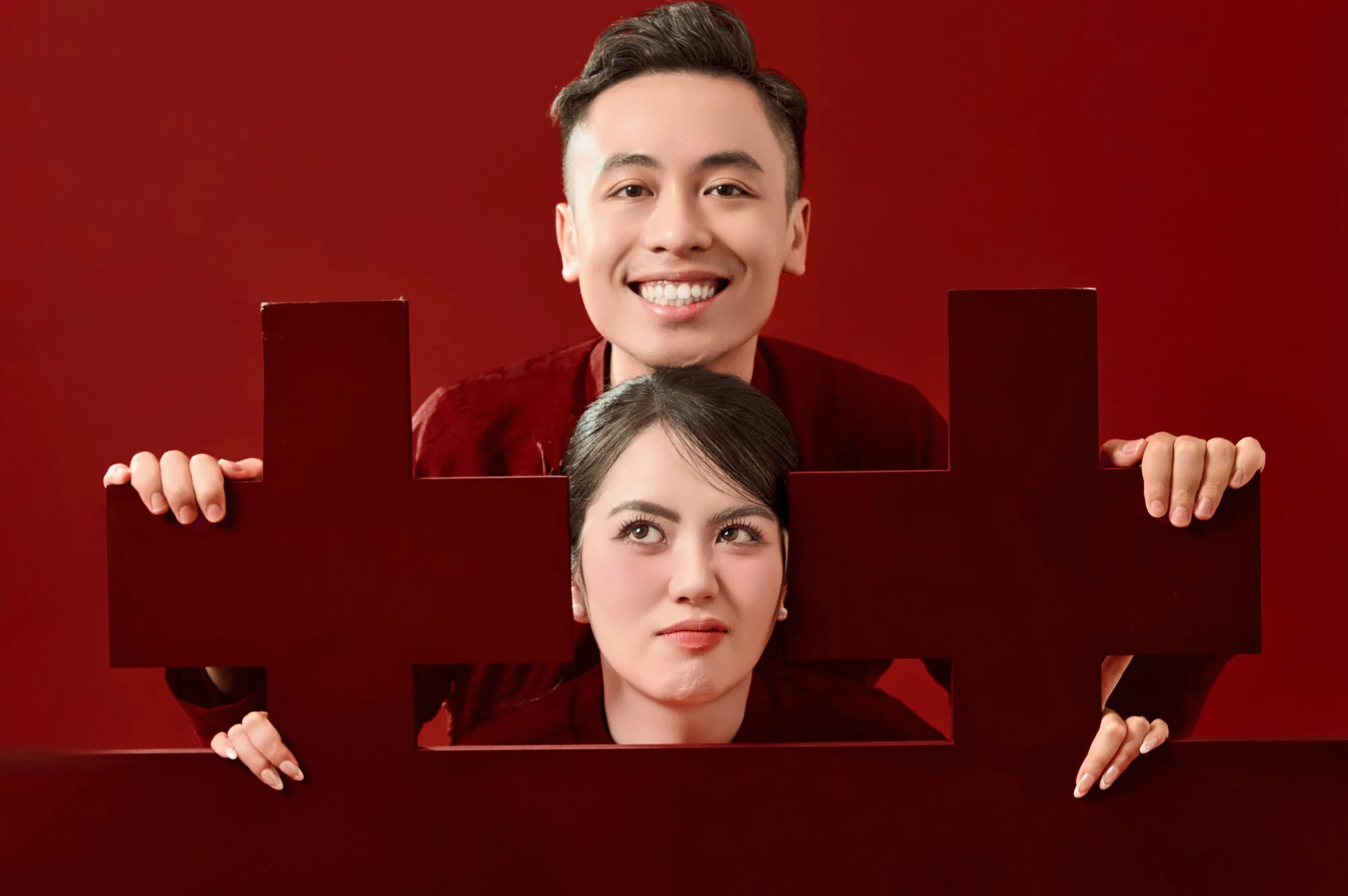 Chọn đúng tone màu, “thần thái” đã là sự thành công lớn trong concept cưới chữ Hỷ