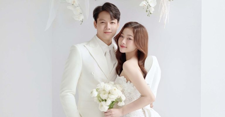 Tone màu trắng tinh khôi đậm chất concept chụp ảnh cưới Hàn Quốc